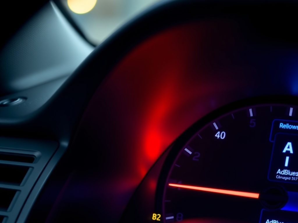 Kontrolka AdBlue: znaczenie ostrzeżeń i kiedy auto może nie odpalić po dolaniu