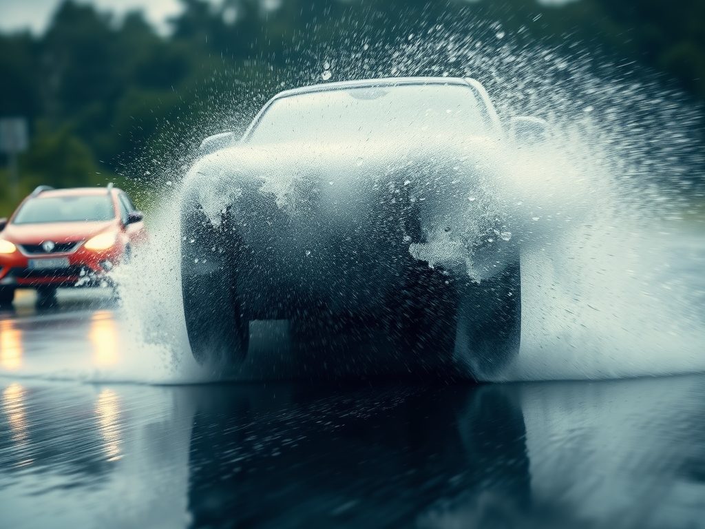 Aquaplaning: co robić, gdy auto traci przyczepność na wodzie